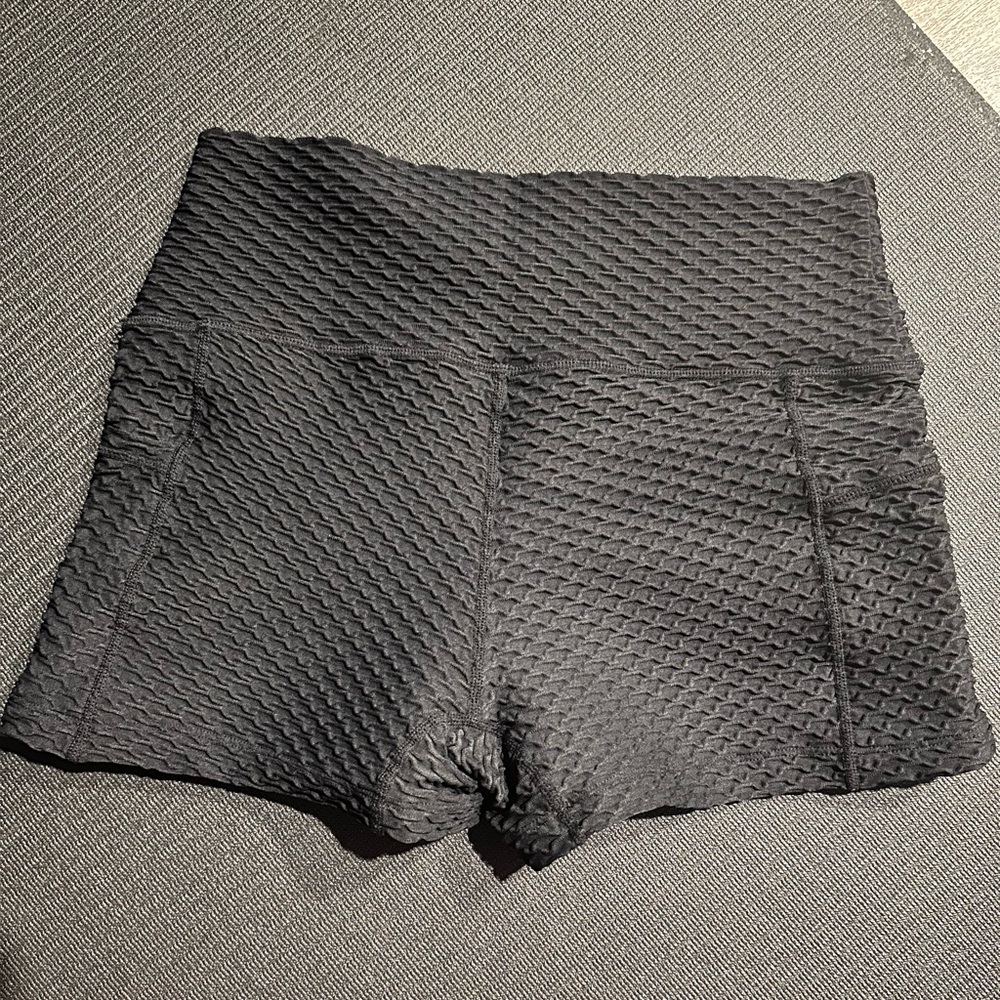 Constantly Varied Gear women’s unique textured booty shorts with pockets